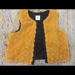 Faux fur vest